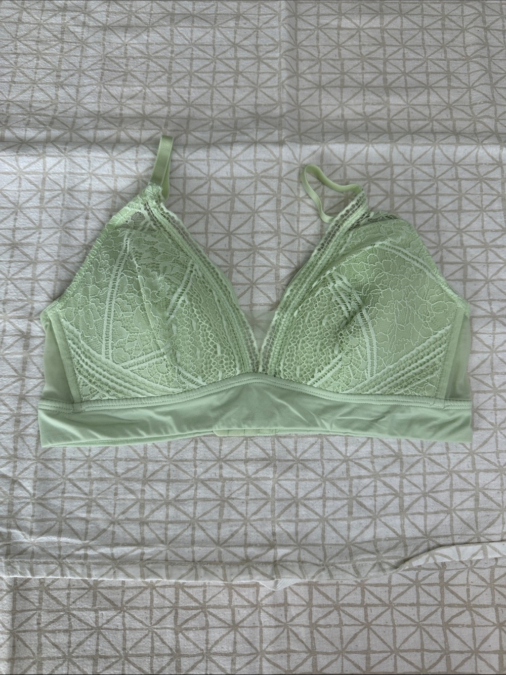 Auden Light Green Lace Bralette